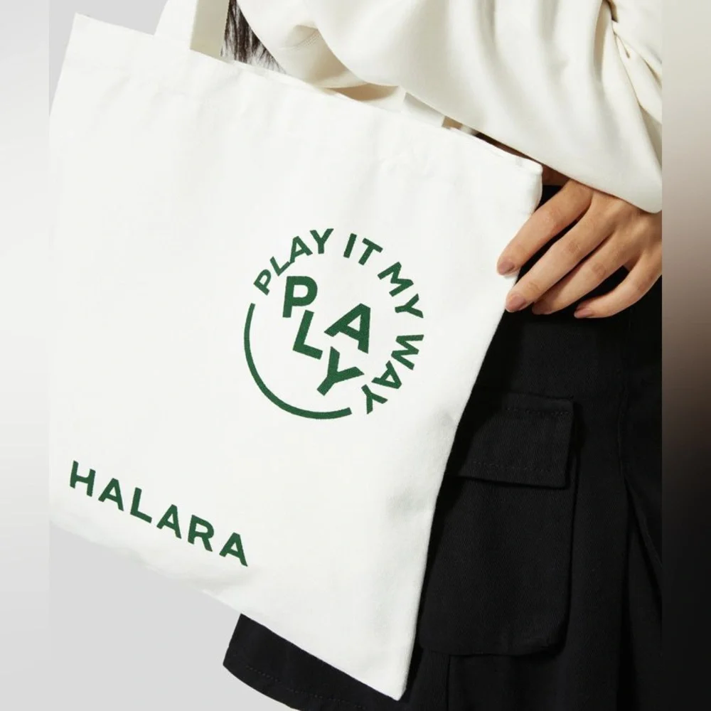 HALARA Canvas Bag - white - NWT